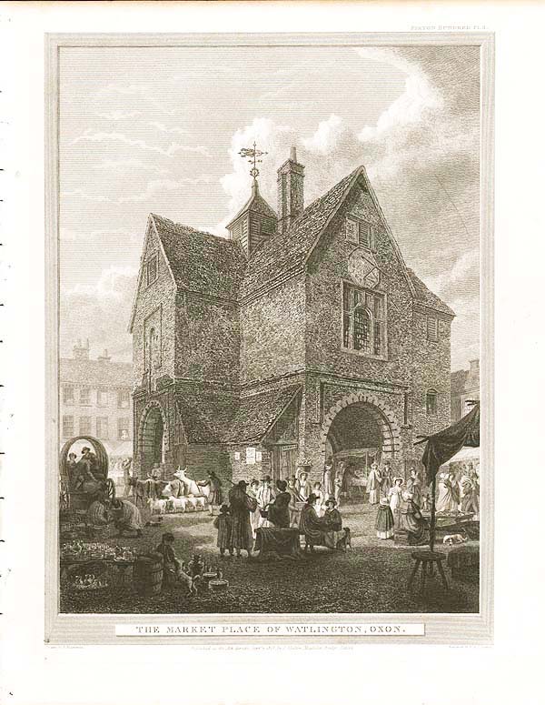 The Market Place of Watlington Oxon