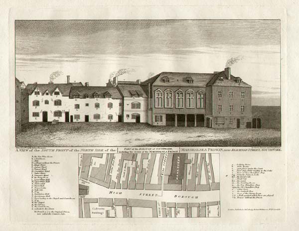 A View of the South Front of the North Side of the Marshalsea Prison.....