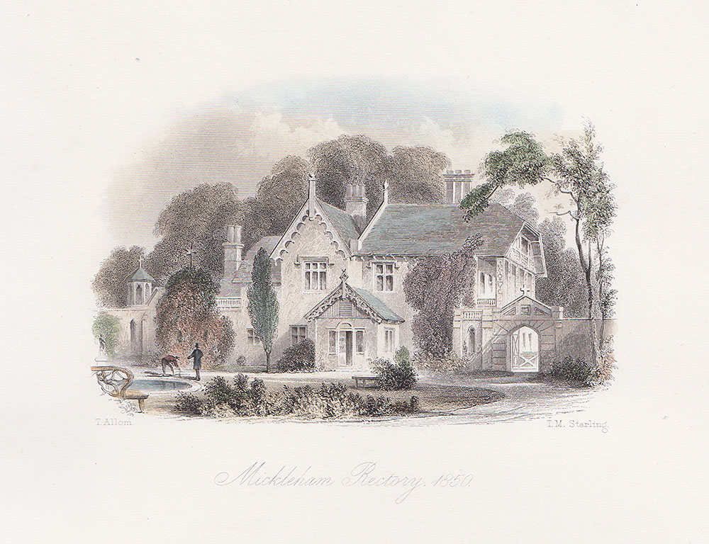 Mickleham Rectory 1850