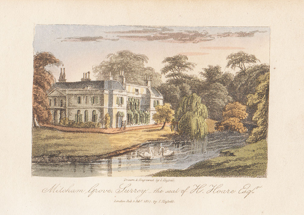 Mitcham Grove Surrey the seat of H Hoare  Esq