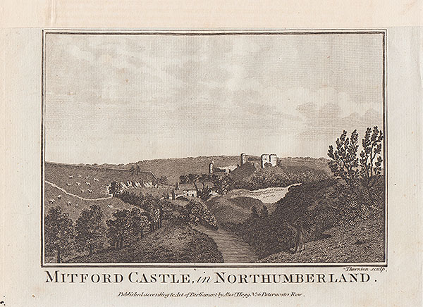 Mitford Castle in Northumberland