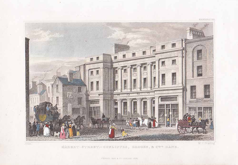 Market Street, Cunliffes, Brooks and Co's Bank.