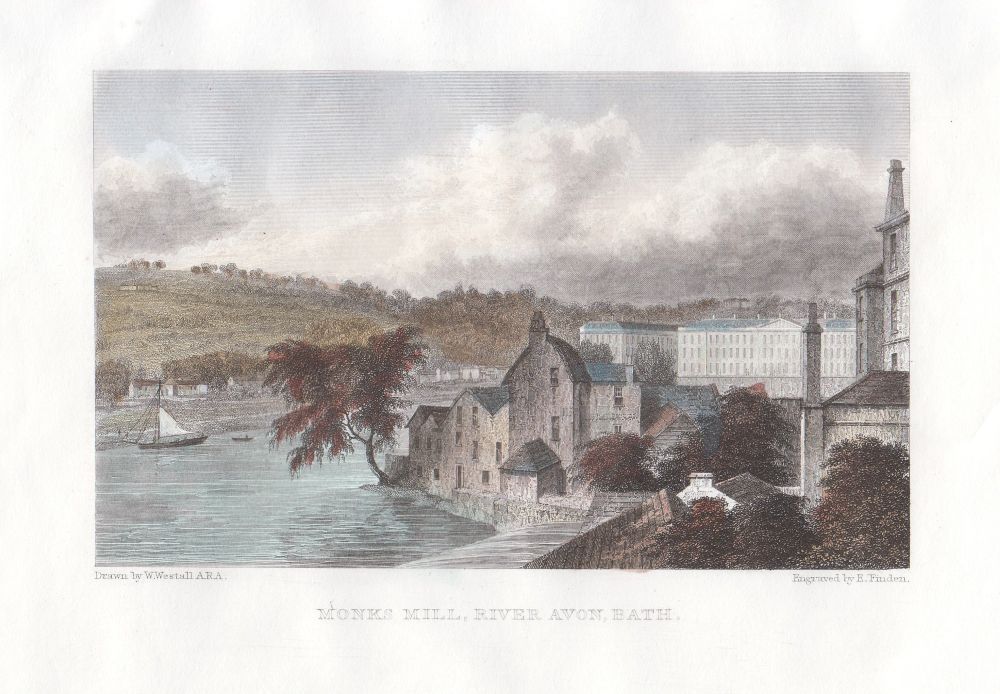 Monks Mill, River Avon, Bath.