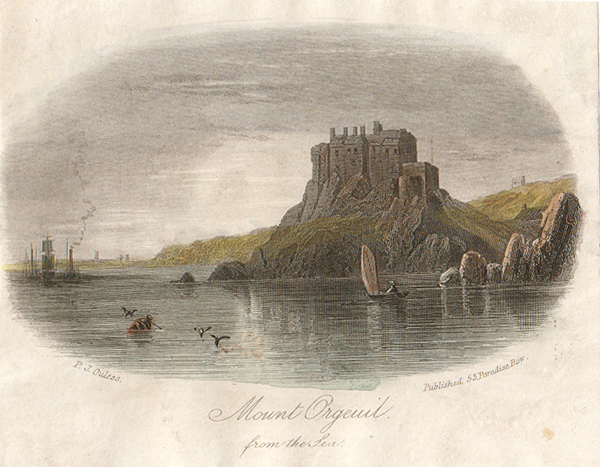 Mount Orgeuil from the Sea