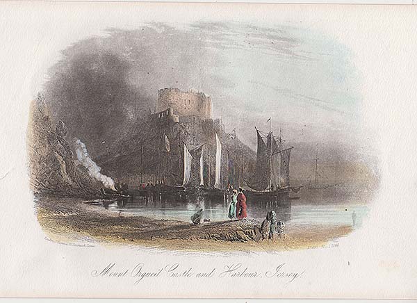 Mount Orgueil Castle and Harbour Jersey