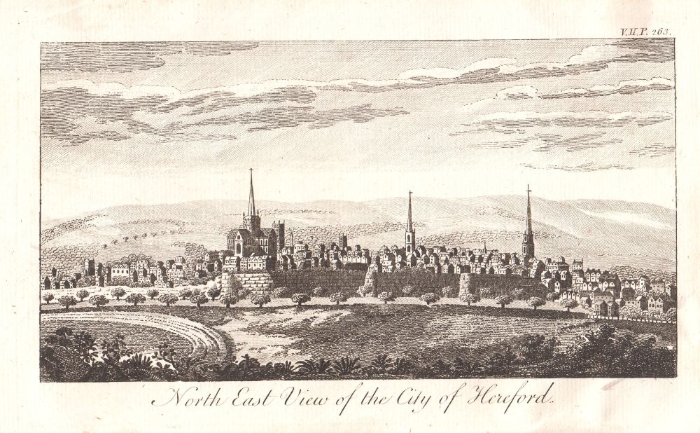 North East View of the City of Hereford.