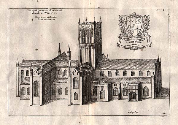 The North Prospect of the Cathedral Church of Worcester