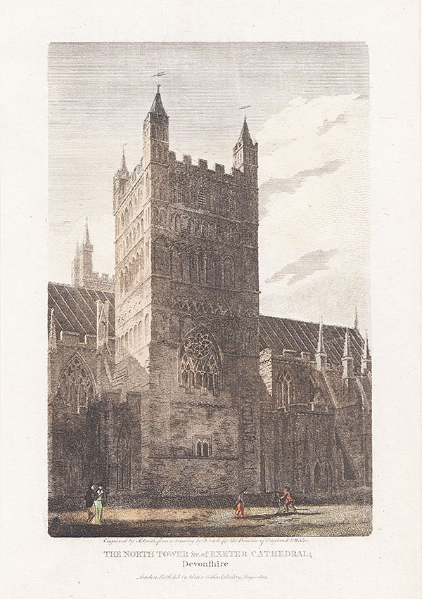 The North Tower &c of Exeter Cathedral 
