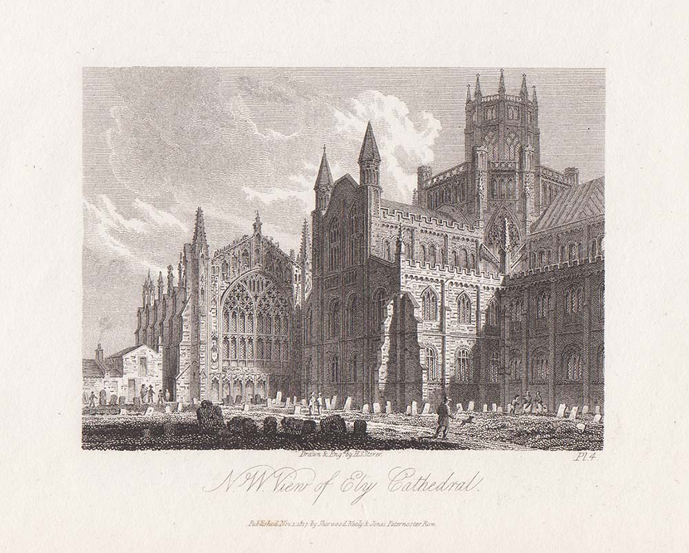 N W view of Ely Cathedral 