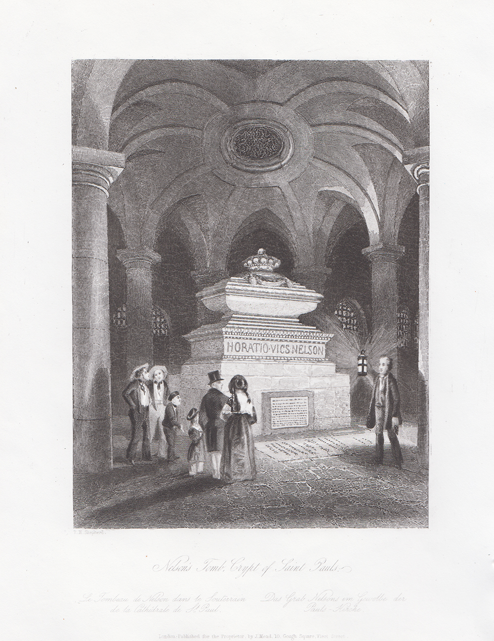 Nelson's Tomb, Crypt of Saint Pauls.