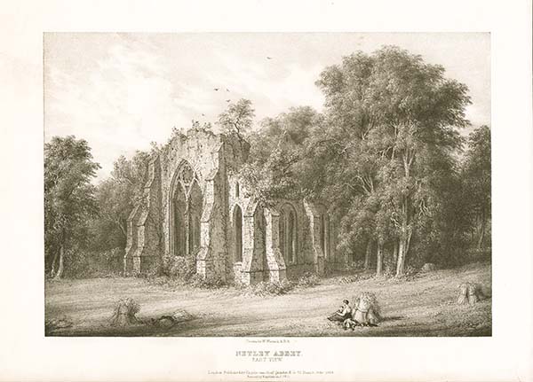 Netley Abbey - East View 