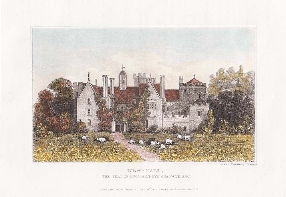 New Hall The Seat of Hugo Mavesyn Chadwick Esq 