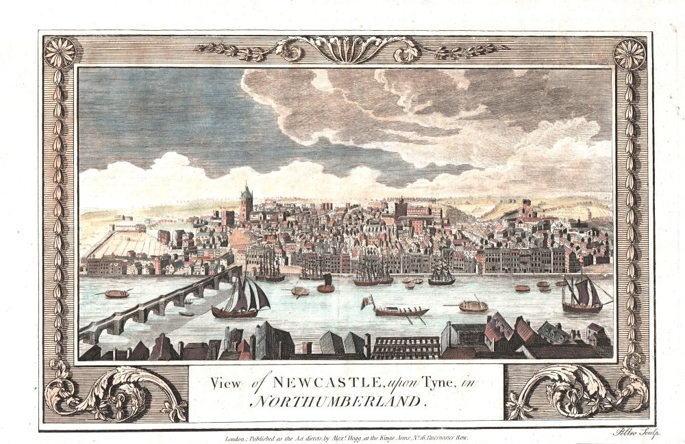 View of Newcastle upon Tyne, in Northumberland.