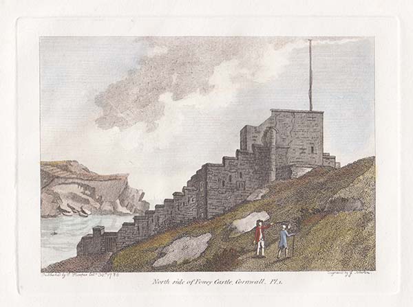 North Side of Fowey Castle Cornwall Pl2 