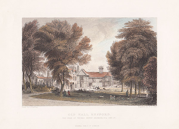 Old Hall Rufford The Seat of Thomas Henry Hesketh Esq Dep Lt 