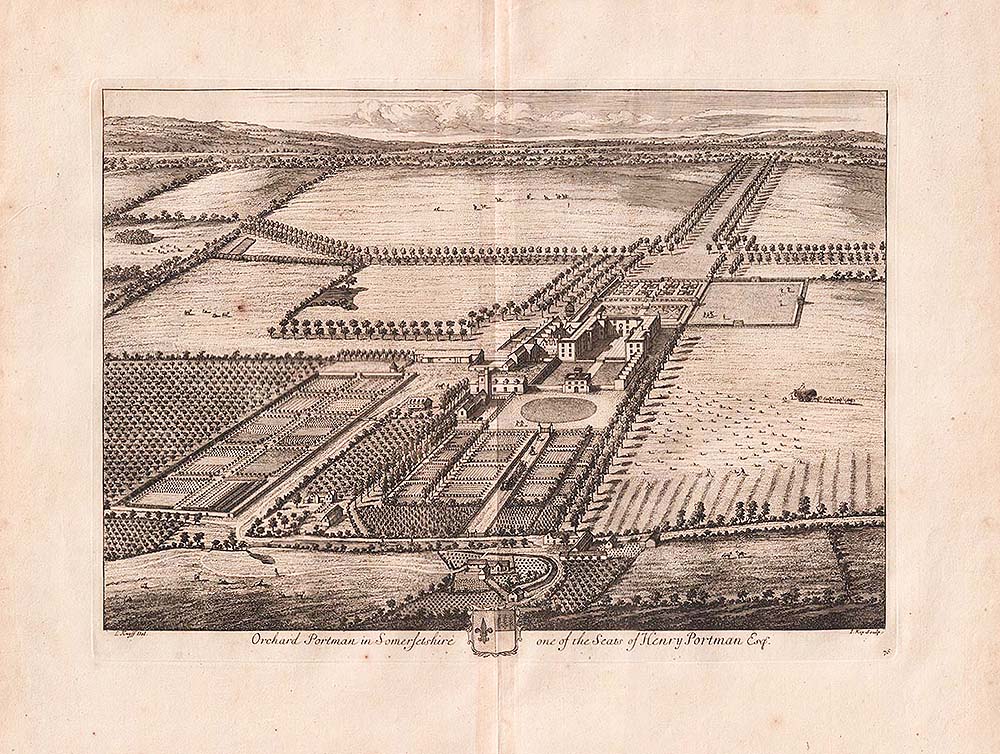 Orchard Portman in Somersetshire one of the Seats of Henry Portman Esq.