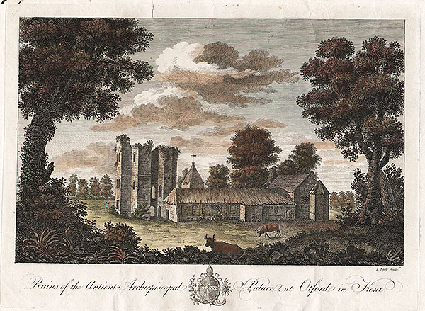 Ruins of the Antient Archiepiscopal Palace at Otford in Kent