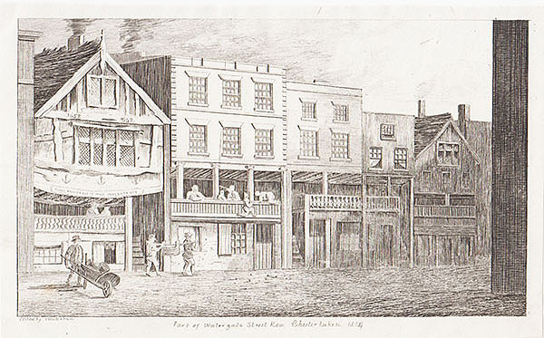 Part of Watergate Street Row Taken 1828 