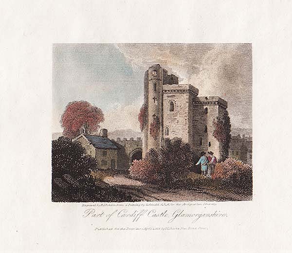 Part of Cardiff Castle Glamorganshire