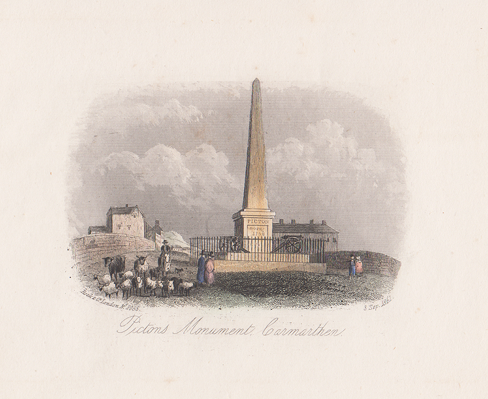 Picton's Monument, Carmarthen.