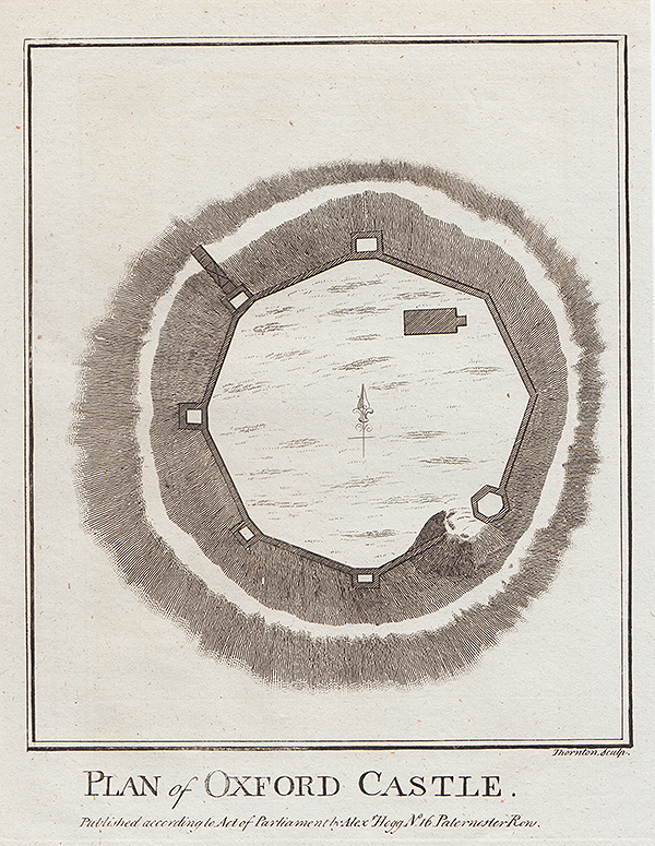 Plan of Oxford Castle