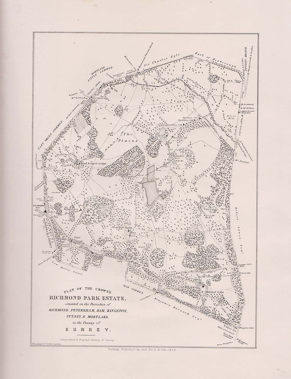 Plan of the Richmond Park Estate.....