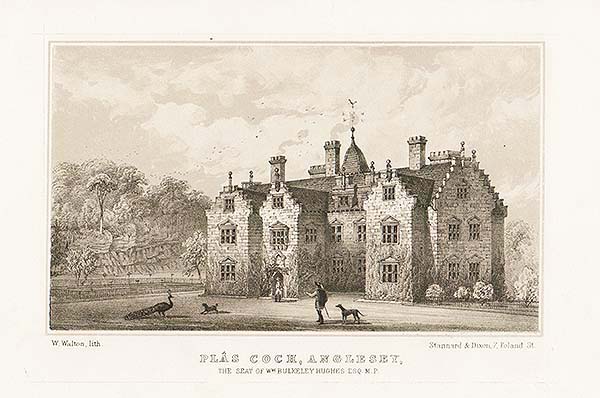 Plas Coch Anglesey the Seat of Wm Bulkeley Hughes Esq MP 