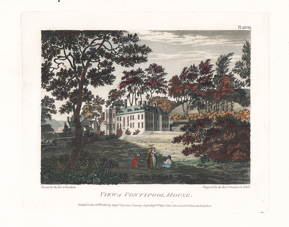 View of Pontypool House.