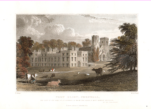 Port Eliot Cornwall  The Seat of Earl of St Germans