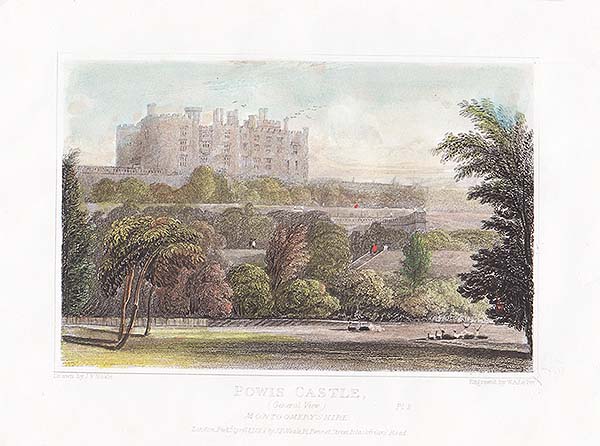 Powis Castle General View Pl2  Montgomeryshire