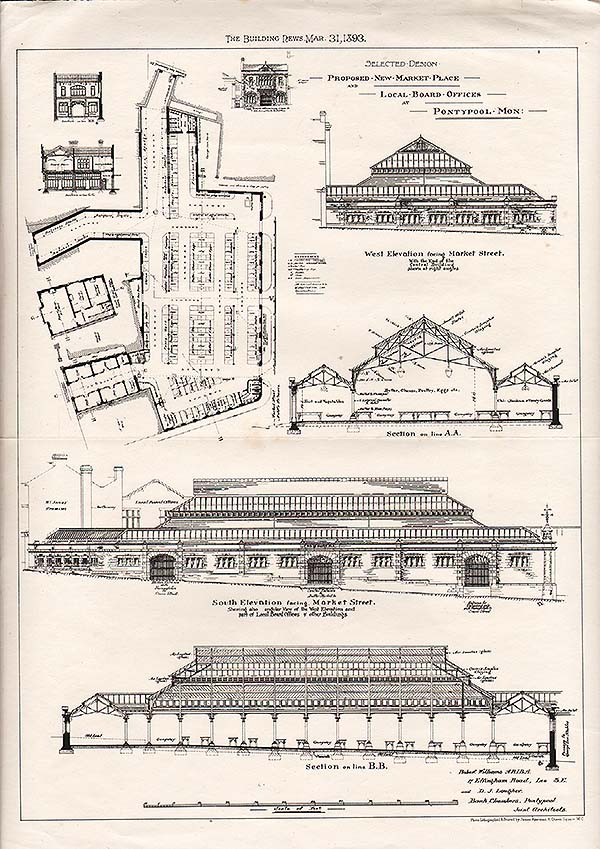 Monmouthshire | Chepstow | Abergavenny | Usk antique prints maps