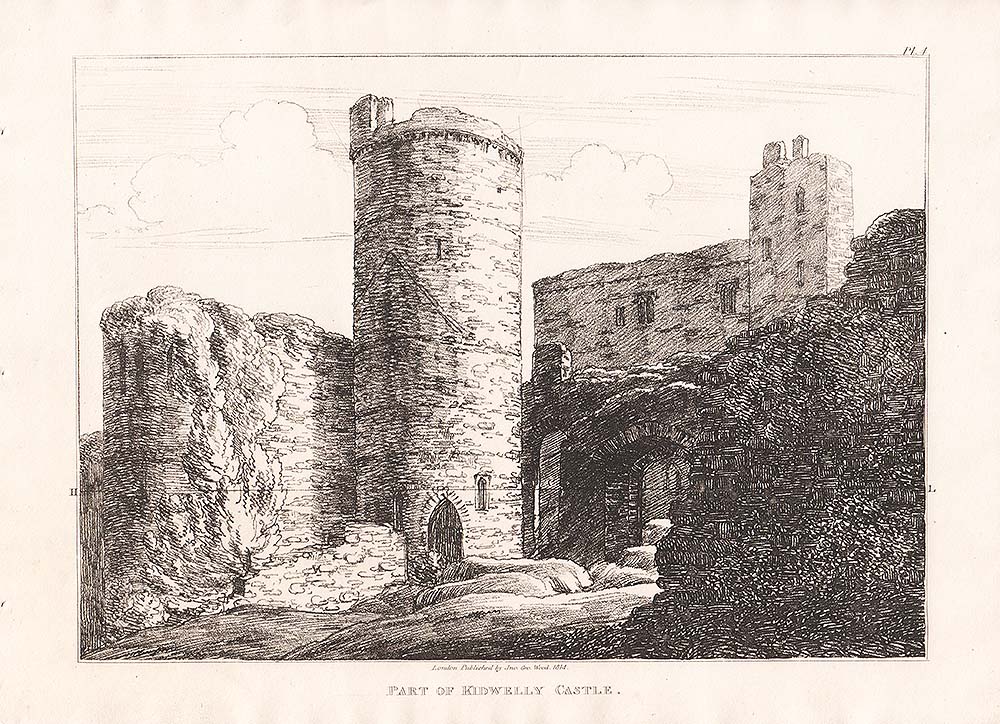 Part of Kidwelly Castle.