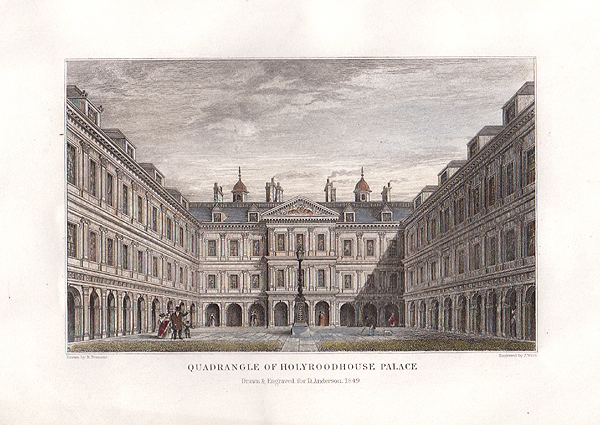 Quadrangle of Holyroodhouse Palace