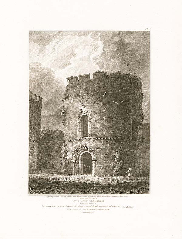 Round Tower Ludlow Castle Shropshire 