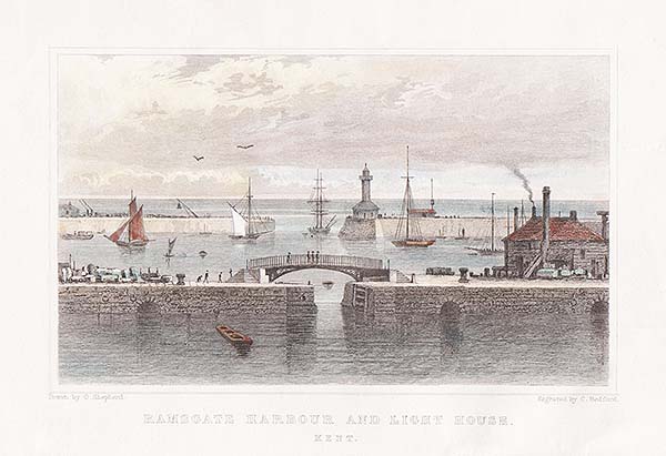 Ramsgate Harbour and Light House Kent