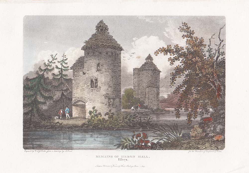Remains of Heron Hall, Essex.