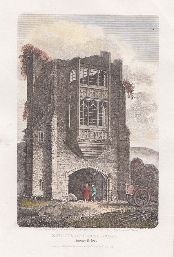 Remains of Cerne Abbey Dorsetshire