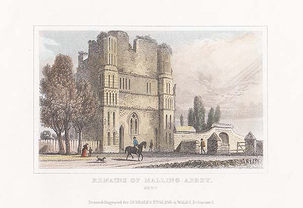 Remains of Malling Abbey Kent