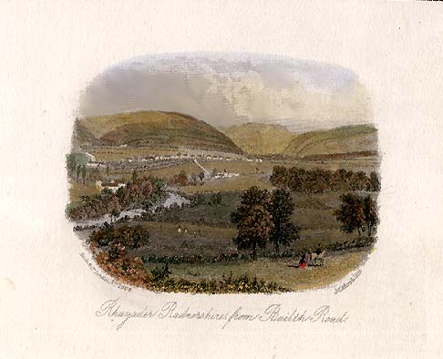 Rhayader Radnorshire from Builth Road