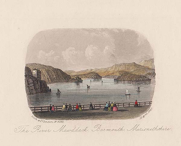 The River Mawddach Barmouth Merionethshire 