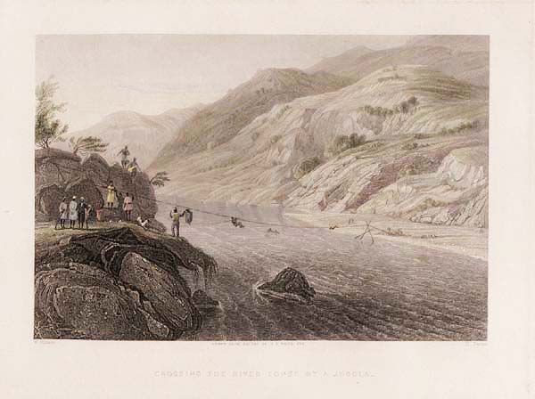 Fugitive Sepoys Crossing the River Tonse....