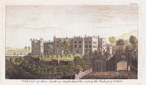 A View of Rose Castle in Cumberland the Seat of the Bishop of Carlisle