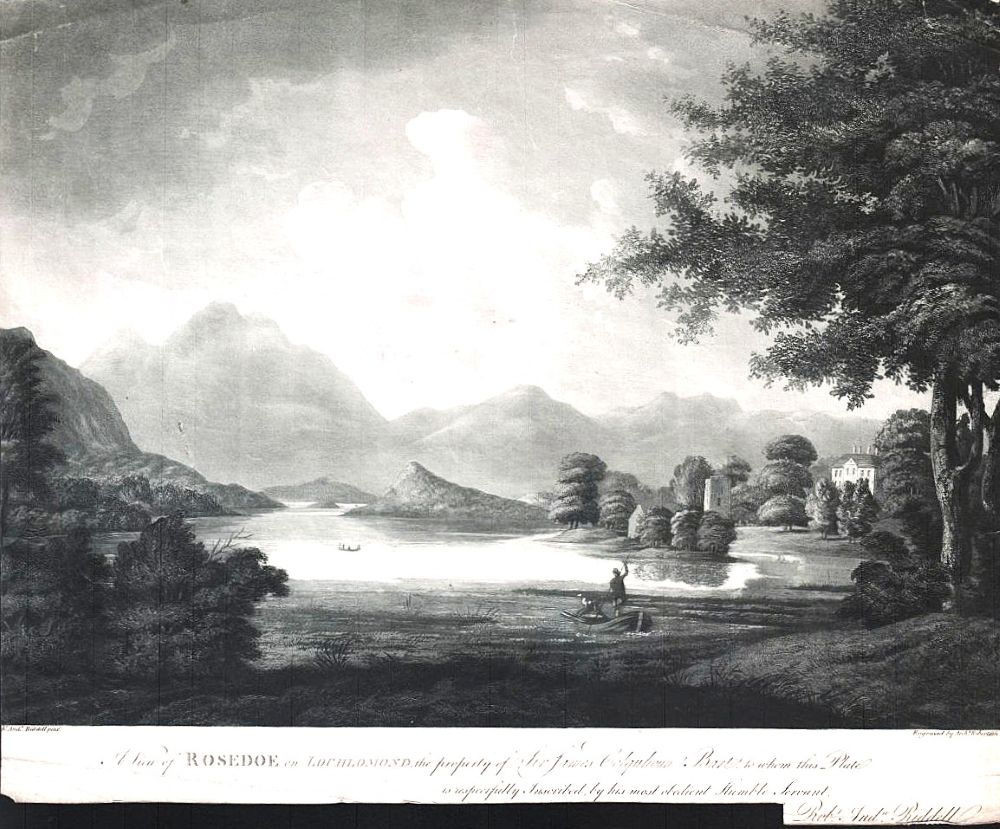 A View of Rosedoe on Lochlomond....