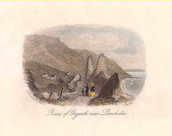 Ruins of Gogarth near Llandudno