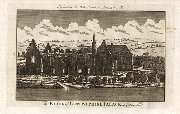 The Ruins of Lestwithiel Palace in Cornwall