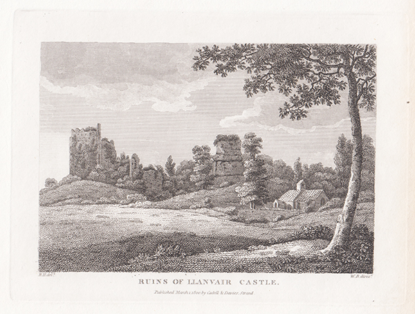 Ruins of Llanvair Castle