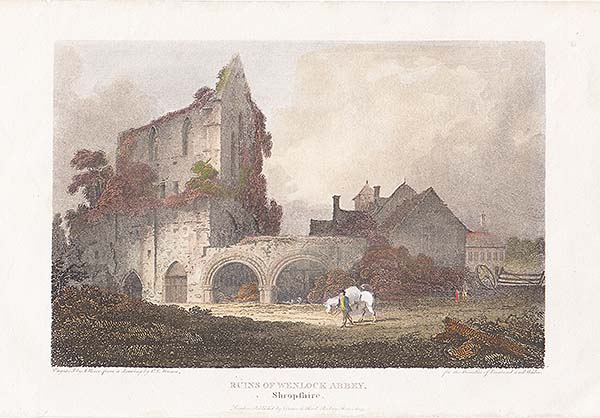 Ruins of Wenlock Abbey Shropshire 