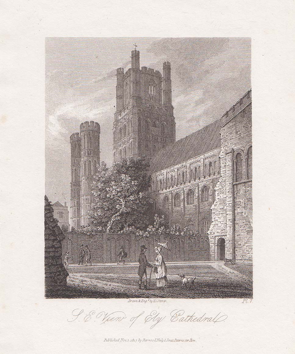 S E View of Ely Cathedral 