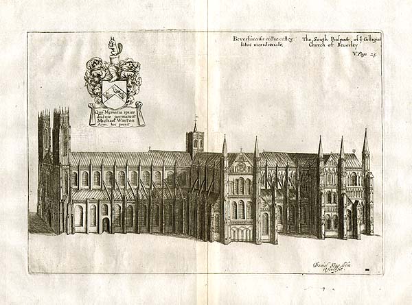 The South Prospect of ye Collegiate Church of Beverley