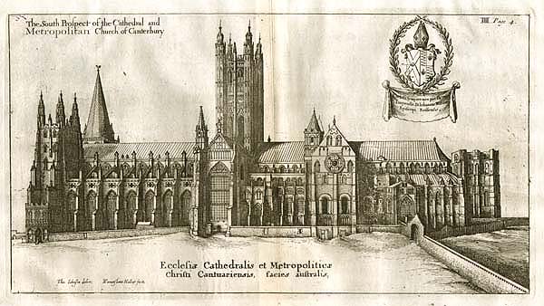 The South Prospect of the Cathedral and Metropolitan Church of Canterbury